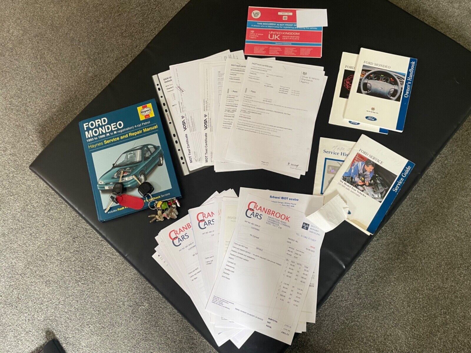 Documents needed to sell a car